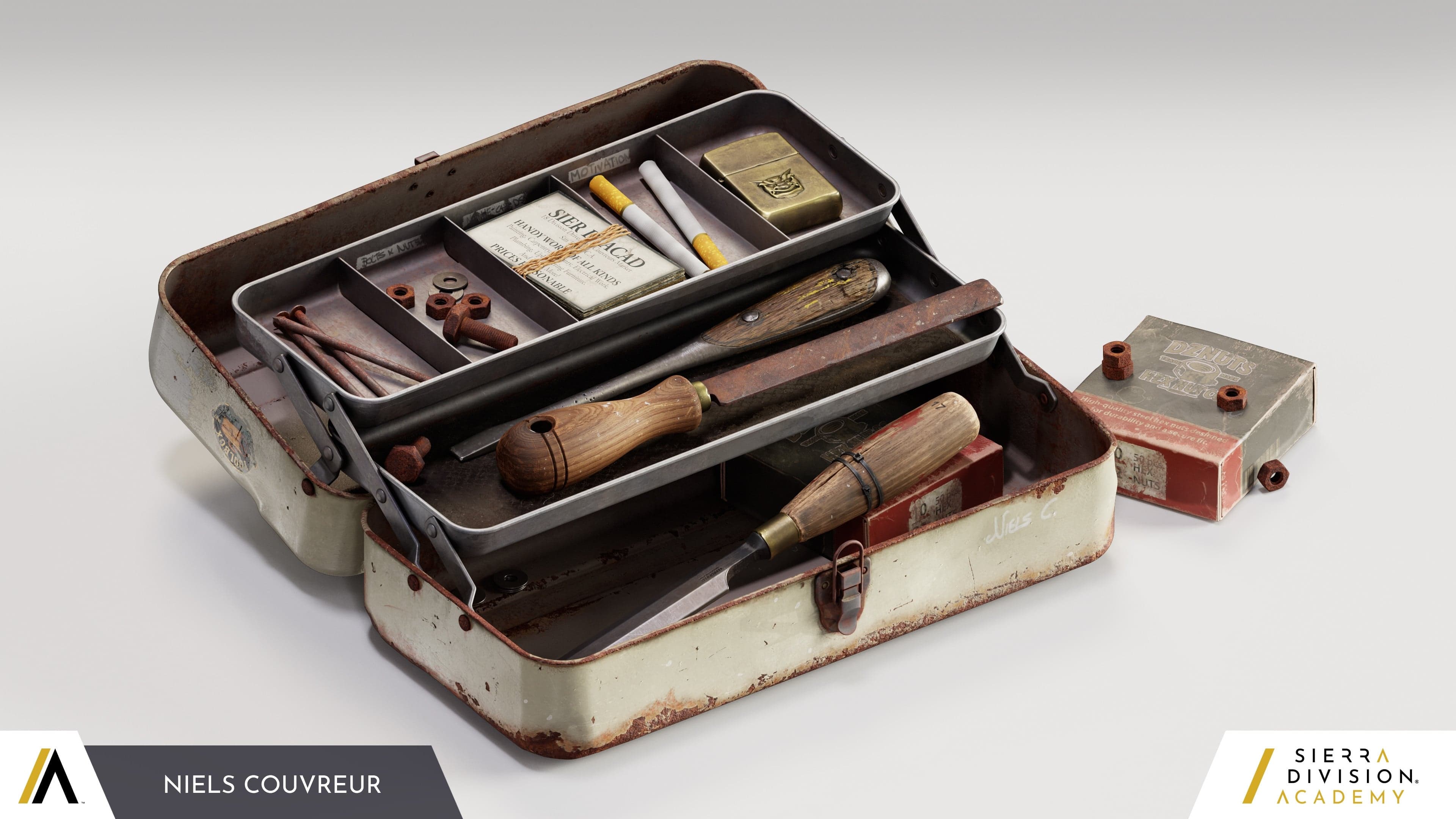 Creating Realistic Textures in Substance 3D Painter - Niels Couvreur — image 5