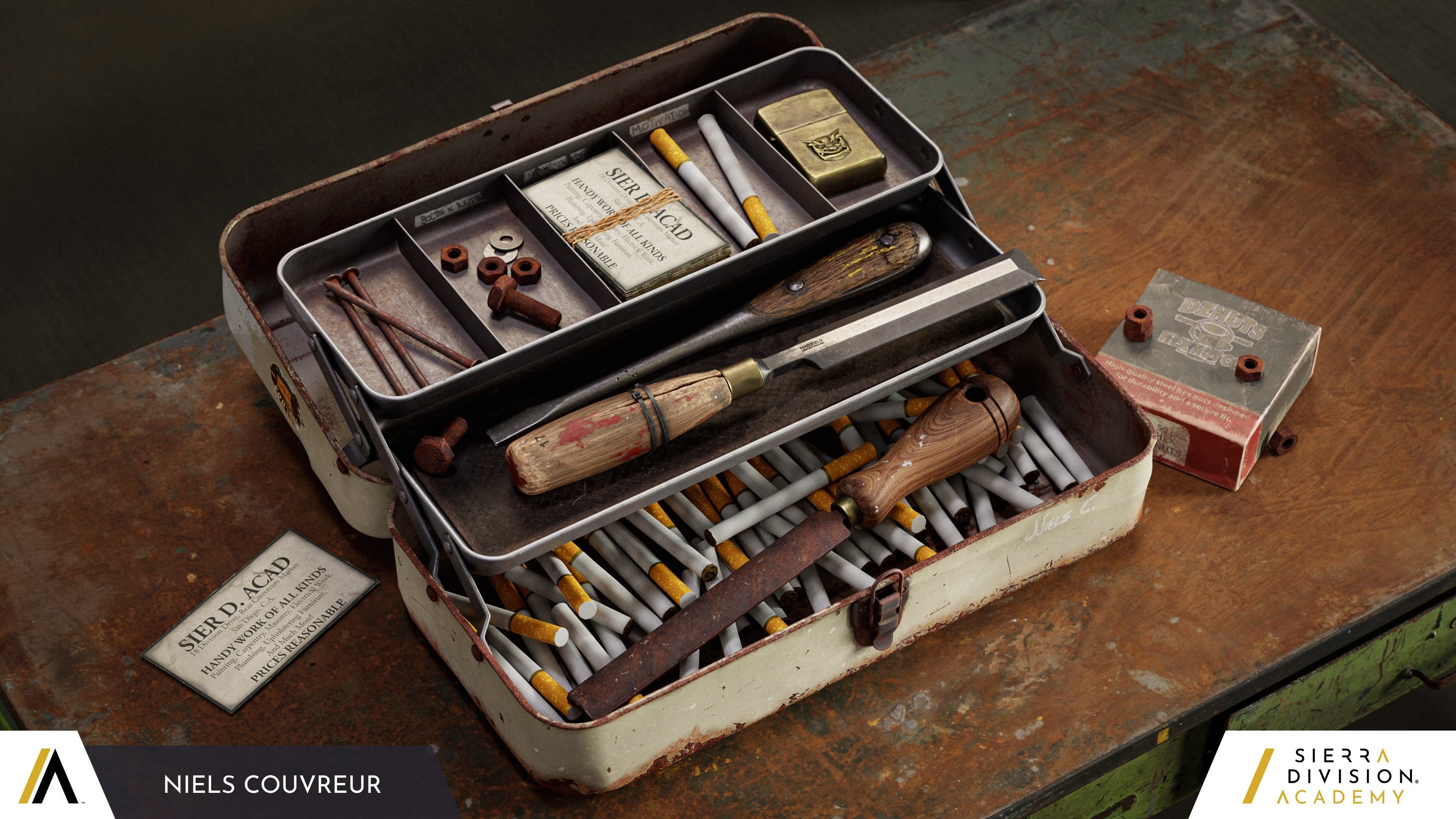 Creating Realistic Textures in Substance 3D Painter - Niels Couvreur — image 2