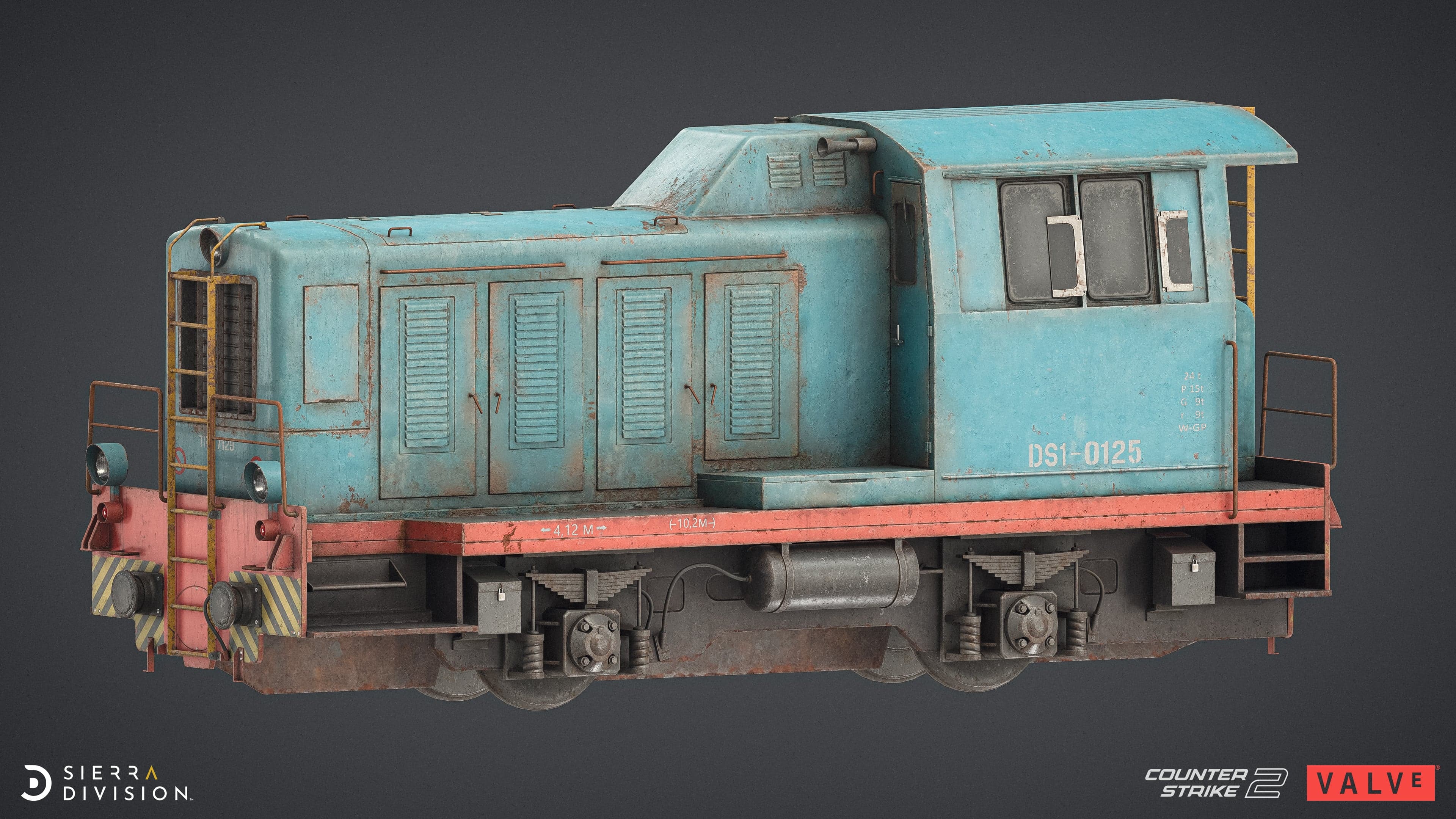 CS2 - Train Locomotive Asset — image 1