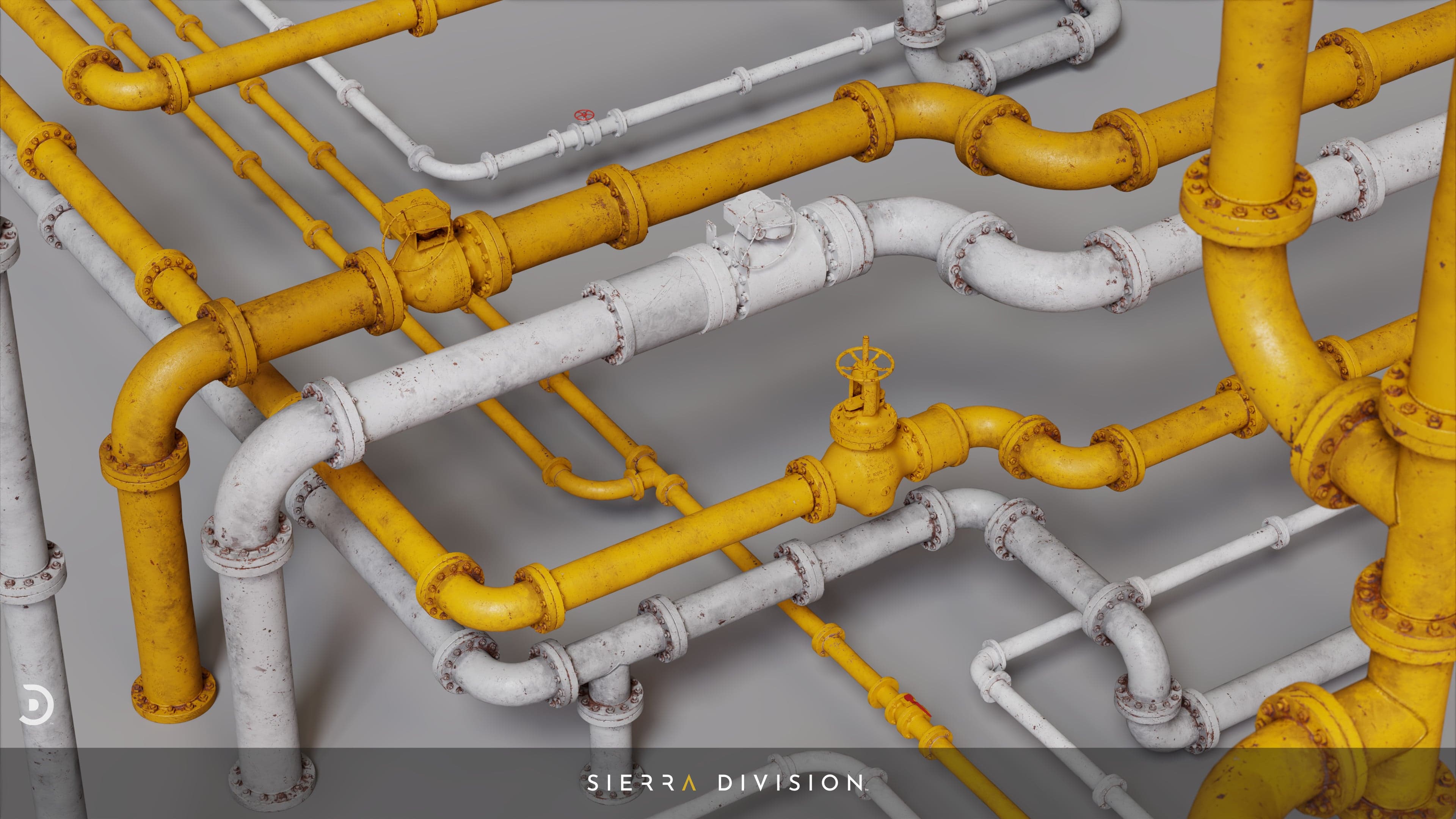 Industrial Oil Rig - Modular Pipes System — image 1