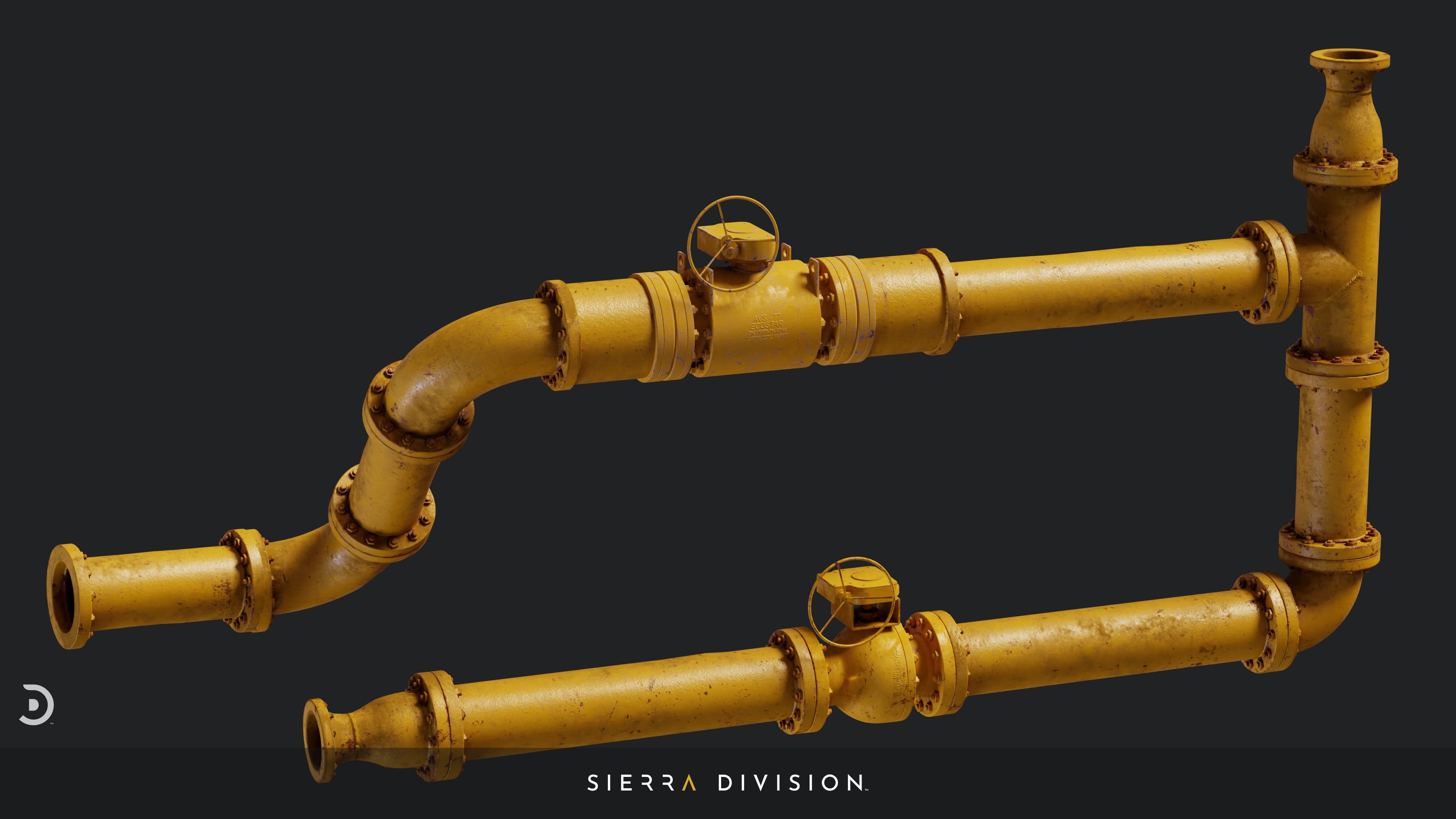 Industrial Oil Rig - Modular Pipes System — image 3