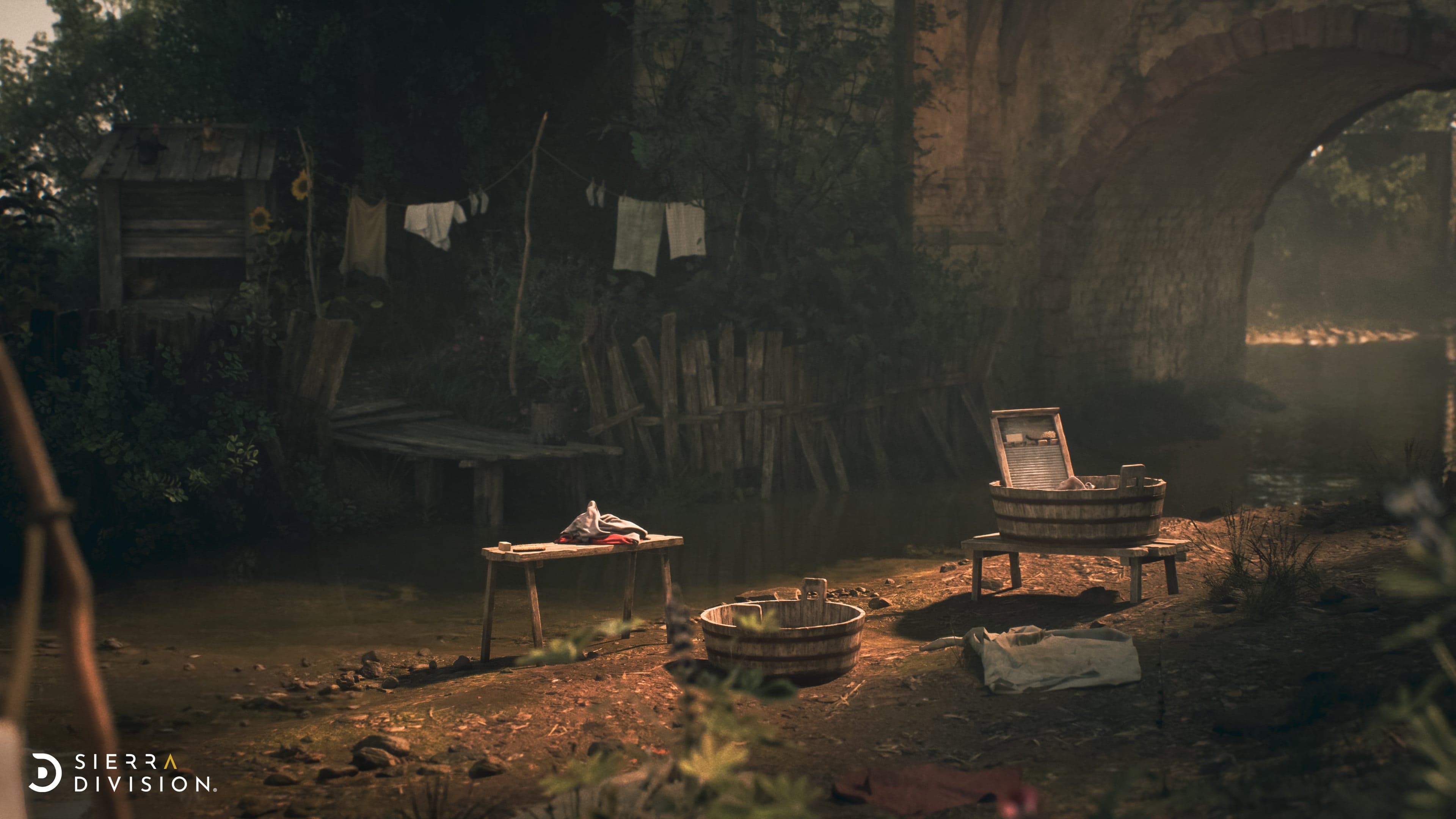 River Town - Laundry Day (1863) — image 2