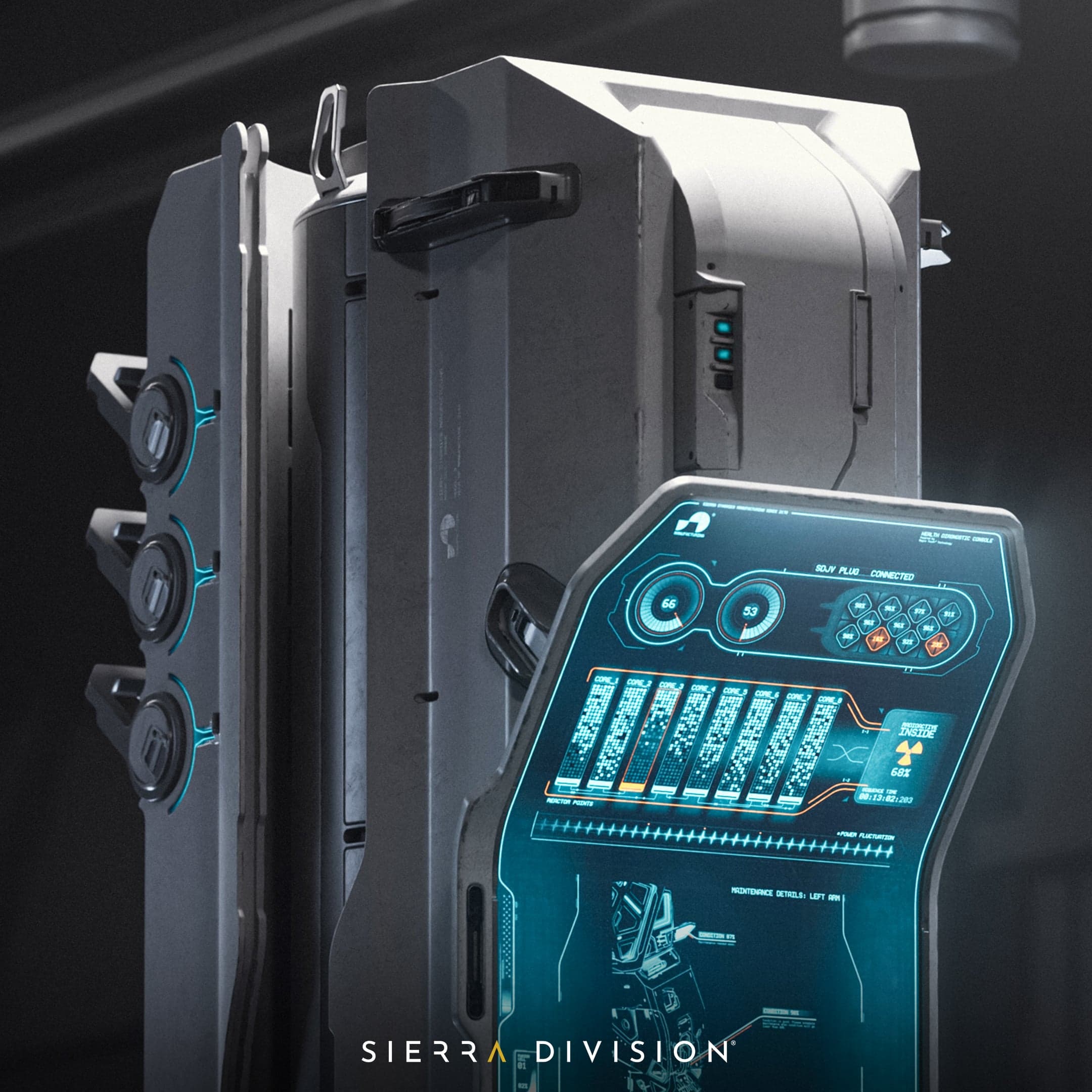 Sci-Fi - Mech Bay Control Console