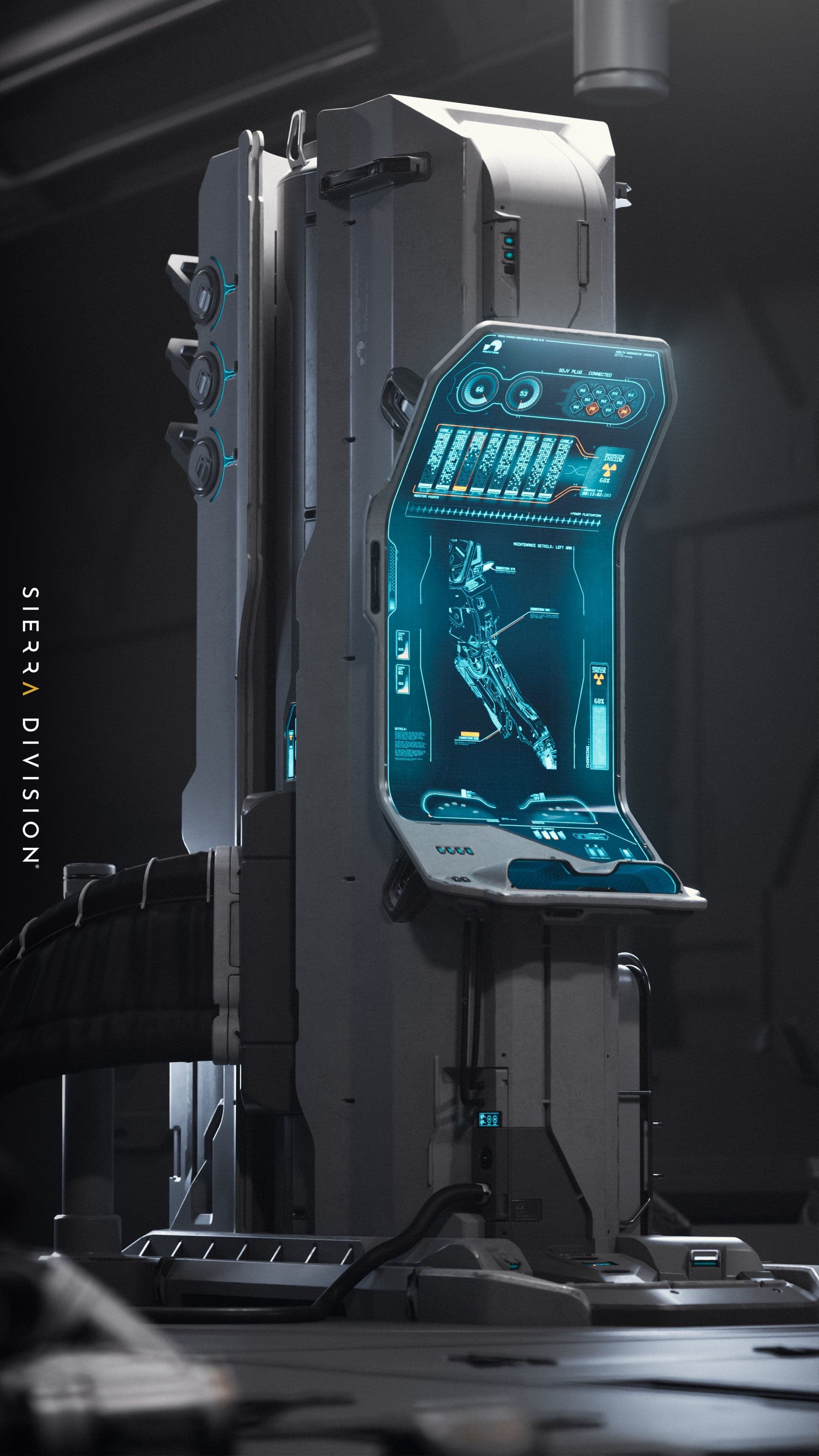 Sci-Fi - Mech Bay Control Console — image 1